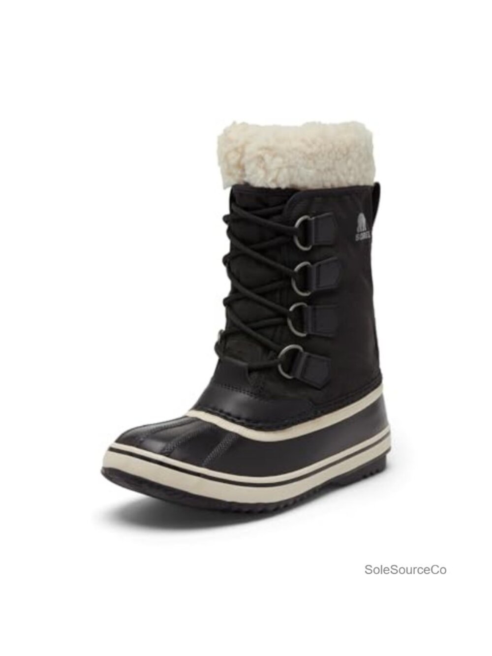 Waterproof Nylon Winter Snow Boots Removable Felt Liner Mid-Top